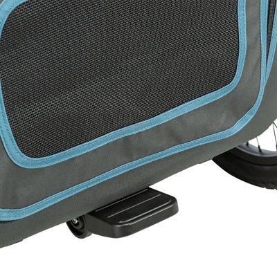 Trixie Fietskar Tot 23 Kg Blauw / Grijs S 70X88/131X88 Cm