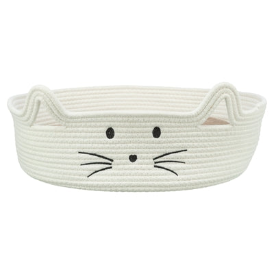 Trixie Kattenmand Rond Wit / Lichtbruin 45X45 Cm