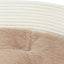Trixie Kattenmand Rond Wit / Lichtbruin 45X45 Cm
