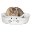 Trixie Kattenmand Rond Wit / Lichtbruin 45X45 Cm