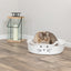 Trixie Kattenmand Rond Wit / Lichtbruin 45X45 Cm