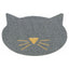 Trixie Kattenbakmat Kattenkop Pvc Lichtgrijs