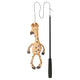 Trixie Kattenhengel Telescopisch Grote Katten Met Giraffe Bruin 106 Cm