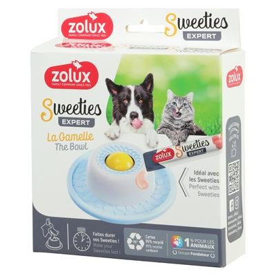 Zolux Sweeties Expert Likplaat / Lik Bowl Antislip 14,5X4,5X14,5 Cm