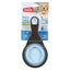 Zolux Voerschep 2 In 1 Schep / Afsluitklem Silicone Blauw 19,5X10X4 Cm
