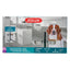 Zolux Voerstandaard Voerbak / Waterbak Verstelbaar Rvs 2X1,5 Ltr 21 Cm 51X45X26,5