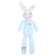 Zolux Furry Farm Ezel Hassan Pluche Met Touw Blauw 38X21X6 Cm