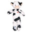 Zolux Furry Farm Koe Isache Pluche Met Touw Wit / Zwart 32X21X6 Cm
