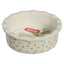Zolux Voerbak Cosy Gestipt Keramiek Wit 10X10X3,5 Cm 100 Ml