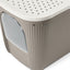 Savic Kattenbak Ease-In Wit / Mokka 58X39X39 Cm