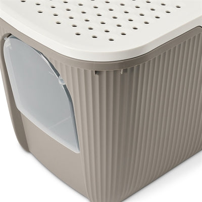 Savic Kattenbak Ease-In Wit / Mokka 58X39X39 Cm