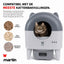 Martin Automatische Kattenbak Met Verlichting Grijs / Antraciet 55X50X66 Cm