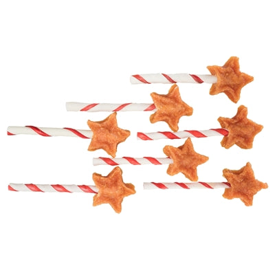Trixie Xmas Lollipop Ster Met Kip 12 Cm 14 Gr 130 St