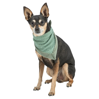 Trixie Xmas Bandana Fluweellook Saliegroen 55 Cm