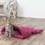 Trixie Xmas Cosy Slaapzak Velourslook / Pluche Bordeaux 50X50X65 Cm