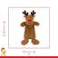 Happy Pet Rendier Ralph Multi Squeaker Pluche 48X25X13 Cm