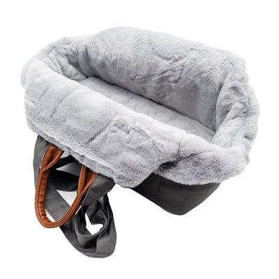 Croci Hondentas Homy Toty Gevoerd Bruin / Creme 40X25X30,5 Cm
