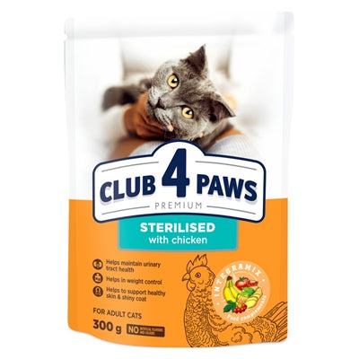 Club 4 Paws Premium Kat Adult Sterilised 300 Gr