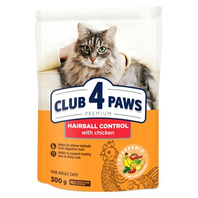 Club 4 Paws Premium Kat Adult Hairball Control 300 Gr