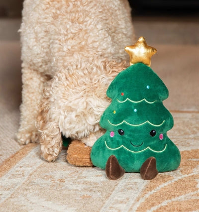 Roseline Rosewood Kerstboom Met Beentjes Pluche 29X16X9 Cm